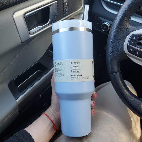 NWT New Release! STANLEY Quencher H2.0 Tumbler - Clean Slate Heather 40oz - Picture 4 of 7